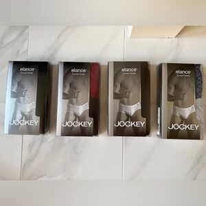 Jockey 4 Boxes Men's Variety Elance Poco Briefs NEW XL
